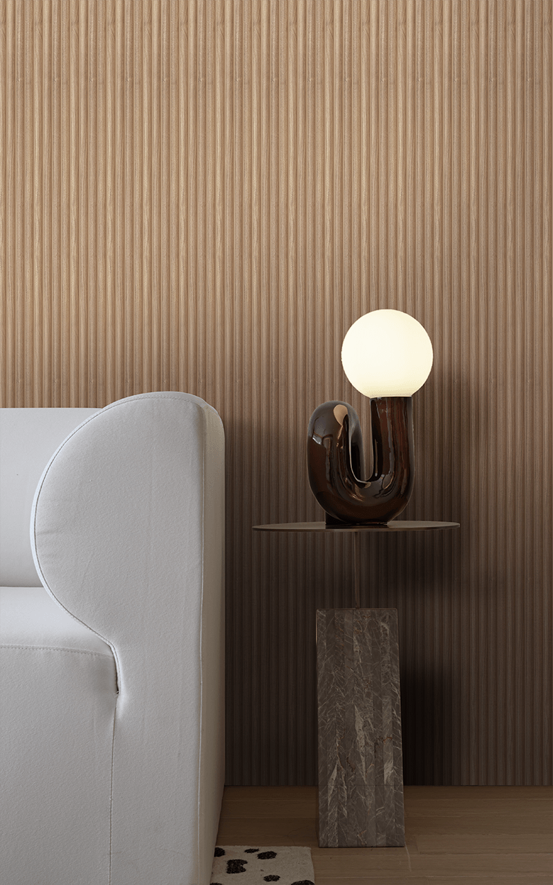 Стеновая панель Hiwood LV140 BR496 2700×120×12 фото в интерьере